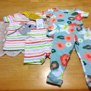 Carter's Just One You four piece set NWT